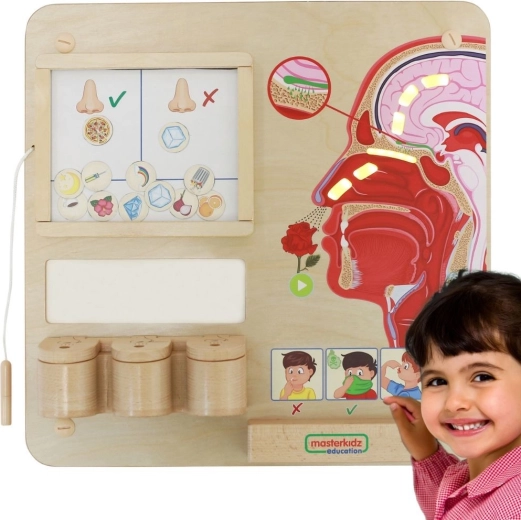 Masterkidz Montessori edukacyjna tablica Zmysł węchu