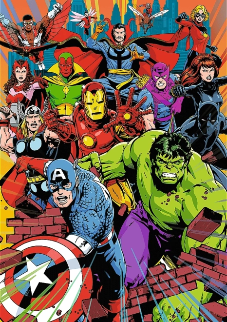 Puzzle Trefl Premium Plus Marvel: Marvel Bohaterowie 1000 elementów