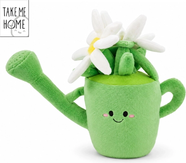 Pluszowa roślina doniczkowa w zielonej konewce Take Me Home 20 cm - 1 sztuka