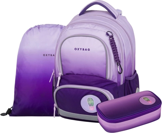 Zestaw szkolny Oxybag OXY Next Purple 3 szt.