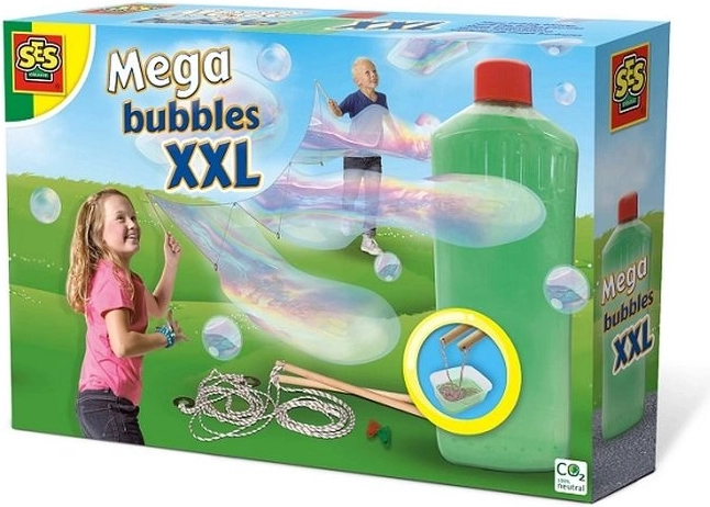 SES mega bańki XXL – zestaw do olbrzymich baniek mydlanych