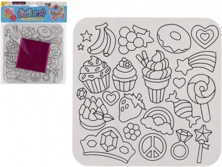 Kreatywny zestaw czarowania z obrazkami na folii błyszczącej