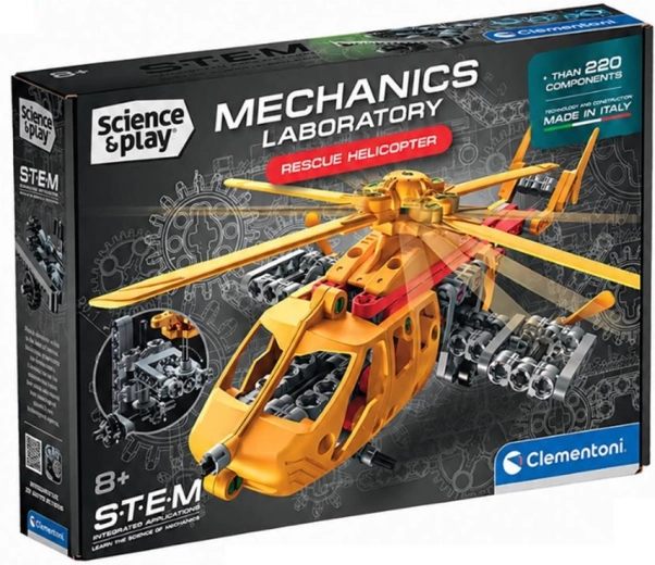 Clementoni Science & Play laboratorium mechaniczne: śmigłowiec ratunkowy