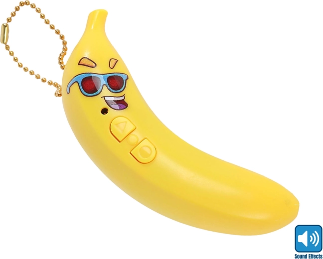 Mówiący banan z funkcją nagrywania, 10 cm
