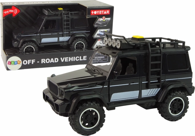 Samochód terenowy 1:14 z napędem ciernym – czarny