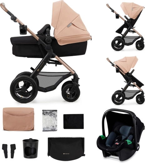 Kinderkraft wózek wielofunkcyjny Moov 2 Air 3w1 moonlight grey