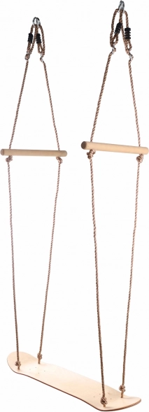 Drewniana huśtawka Skateboard dla dzieci