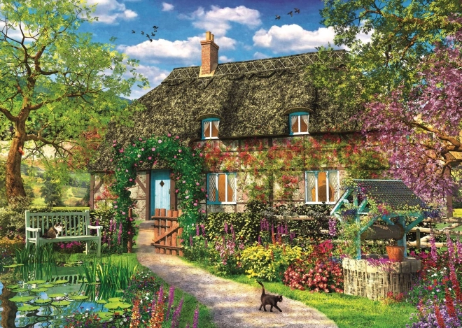 Puzzle 2000 elementów - Wiejska chałupa