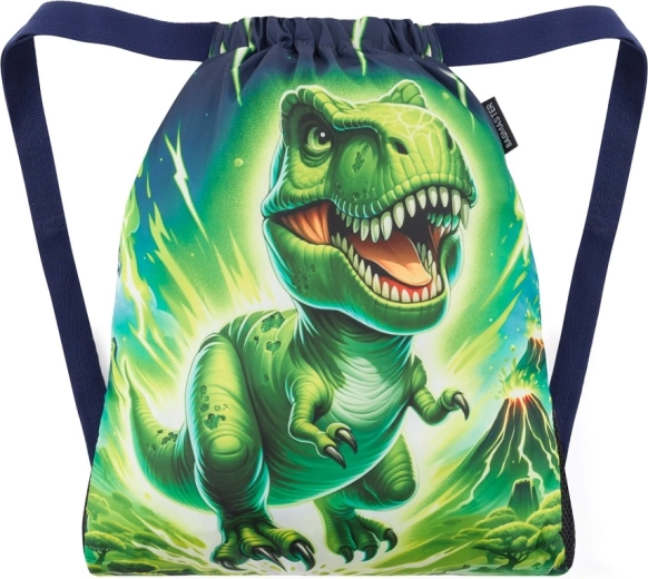 Worek szkolny Bagmaster na przekąski i WF lumi dinozaur