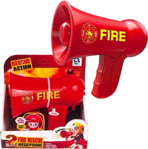 Strażacki megafon dla dzieci