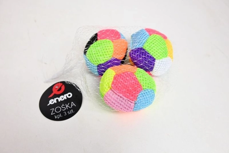 Enero zośka (footbag) kolorowy zestaw 3 szt.