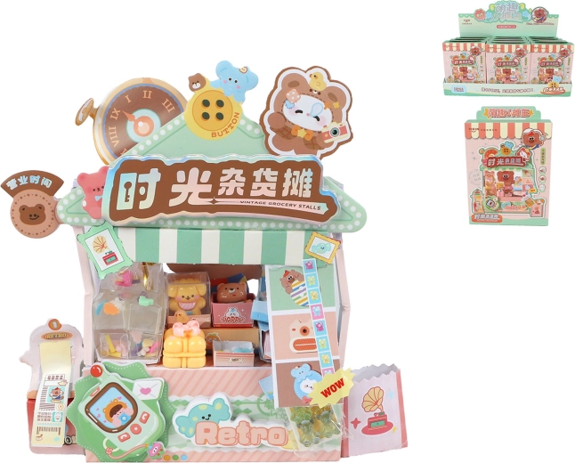 Kawaii retro stragan – mini zestaw konstrukcyjny