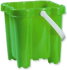 Androni wiaderko zamek z 4 wieżami 16 cm – Zielony