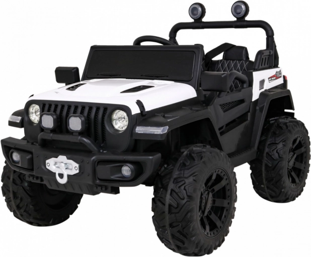Dziecięcy elektryczny samochodzik RAMIZ 4x4 – biały