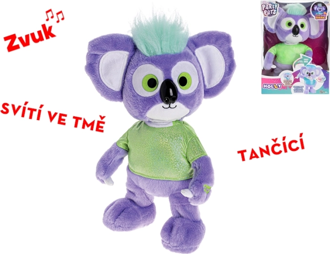 Tańcząca pluszowa koala Holly z dźwiękiem, świecąca w ciemności, 36 cm