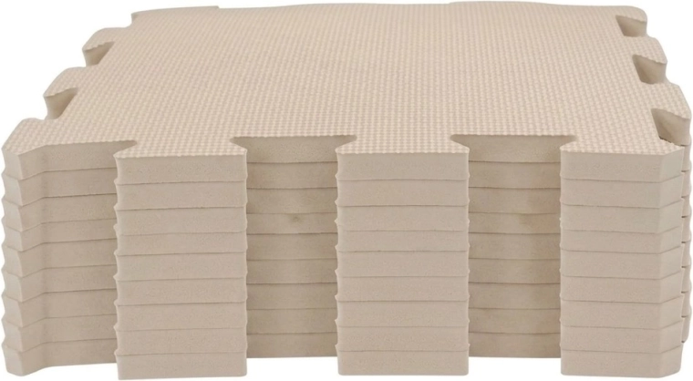 NIDO NIDO piankowa mata do zabawy puzzle Sandstone (9 elementów)