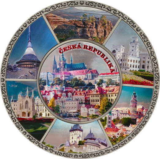 Dekoracyjny talerz Czechy Sparkys