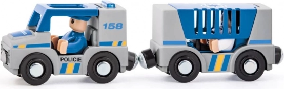 Policyjny samochód metalowy model 21 cm