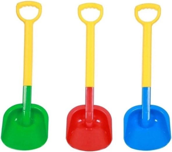 Dwukolorowa plastikowa łopatka do piasku