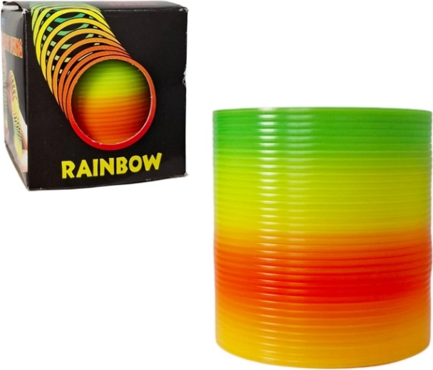 Tęczowa neonowa sprężyna