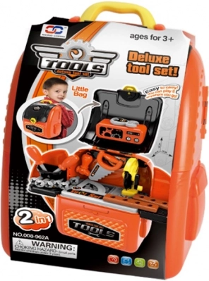 Zestaw narzędzi dla dzieci w plecaku