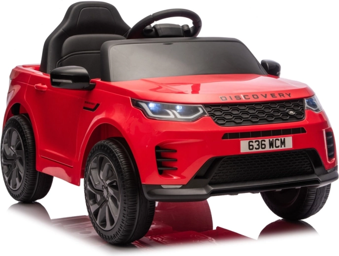 Dziecięcy samochodzik elektryczny LAND ROVER Discovery, czerwony