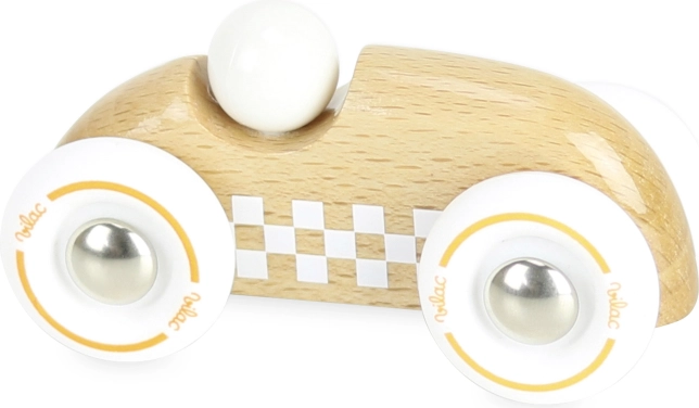 Vilac drewniany samochodzik mini rally, naturalny