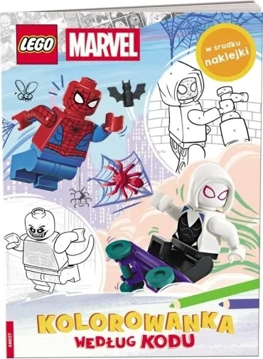 Ameet LEGO Spider-Man kolorowanka według kodu