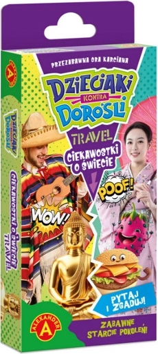 Dzieci kontra dorośli: Ciekawostki o świecie – Travel gra towarzyska