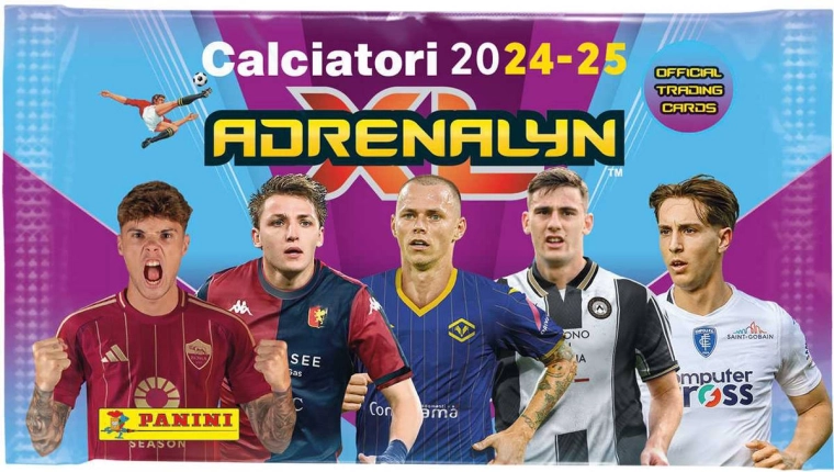 Panini FIFA 365 2024/2025 Serie A karty kolekcjonerskie – booster 6 kart