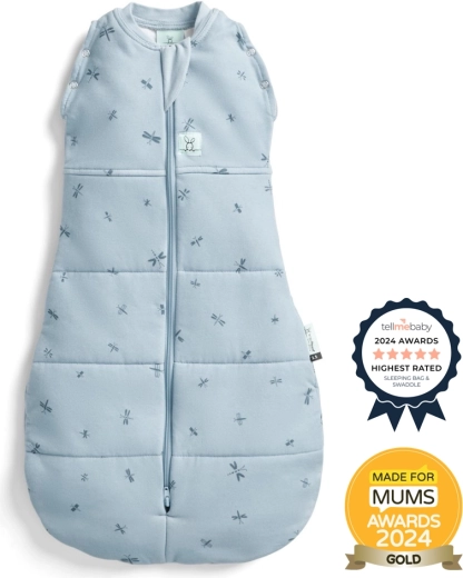 ErgoPouch otulacz i śpiworek 2w1 Cocoon dragonflies 2,5 tog (0–3 miesiące, 3–6 kg)