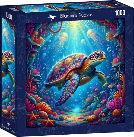Bluebird puzzle kwadratowe żółw morski 1000 elementów