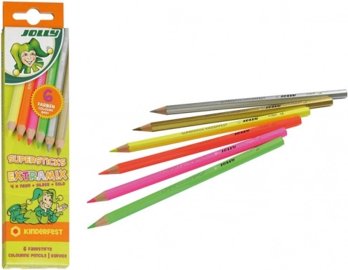 Kredki Extramix - Neonowe i Metaliczne