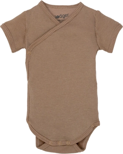 Lodger dziecięce body Ciumbelle w kolorze beige z krótkim rękawem, rozmiar 74