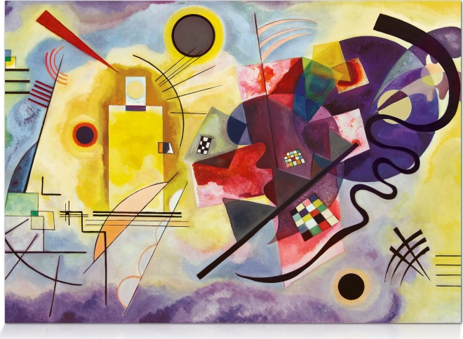 Puzzle STAR 1000 elementów – żółty, czerwony i niebieski