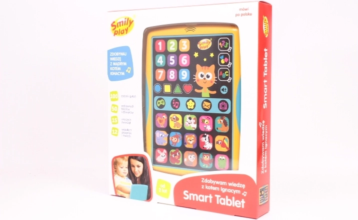 Interaktywny tablet dla dzieci – mądry kot Ignacy