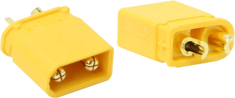 JAMARA wysokoprądowe złącze XT30 pozłacane Grip, para