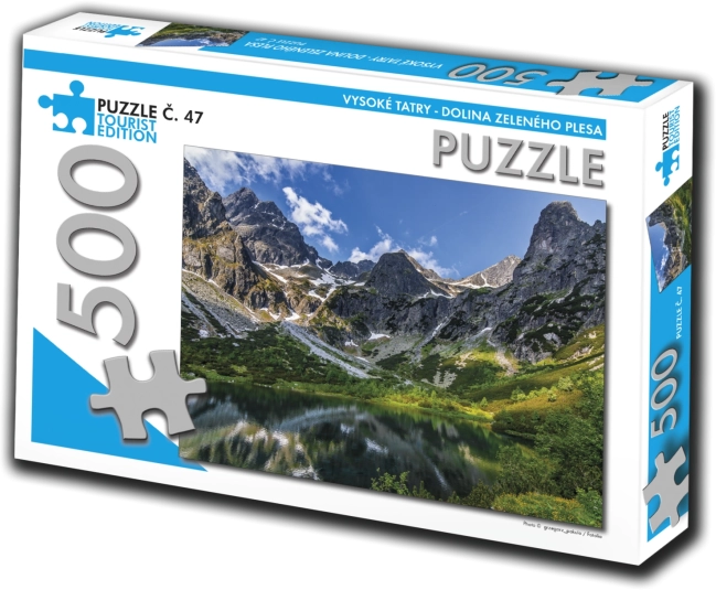 Puzzle Tourist Edition Wysokie Tatry – Dolina Zielonego Stawu 500 elementów