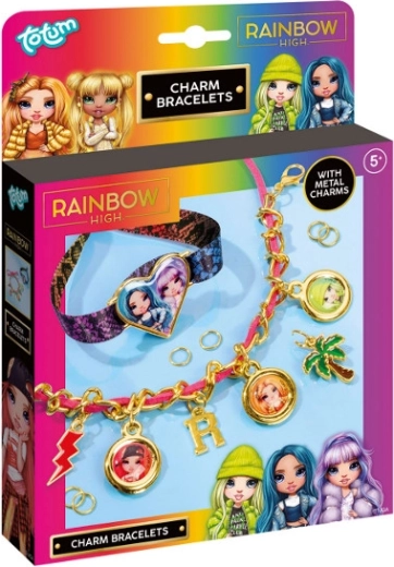 Zestaw do tworzenia bransoletek z zawieszkami RAINBOW HIGH
