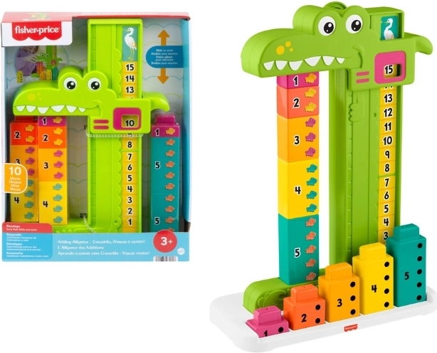 Zabawka do nauki liczenia Aligator