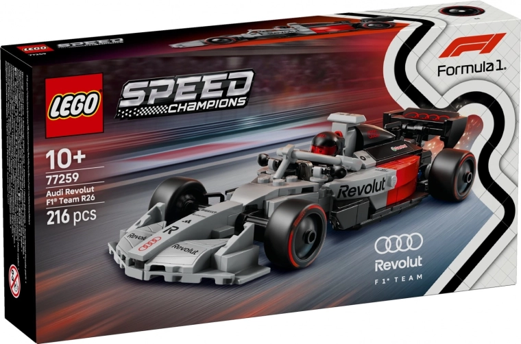LEGO Speed Champions – bolid wyścigowy AUDI Revolut F1 Team R26