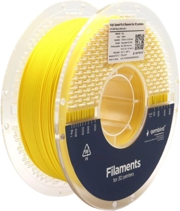 Filament PLA High Speed 1,75 mm, 1 kg, żółty