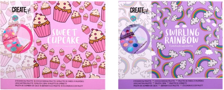 Create It! paleta pastelowych cieni do powiek, 12 kolorów