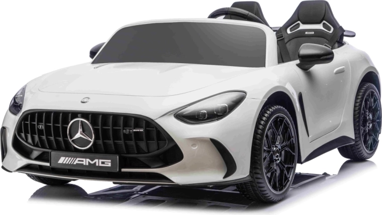 Elektryczny samochodzik MERCEDES-BENZ GT63 AMG 24V dla dzieci – biały