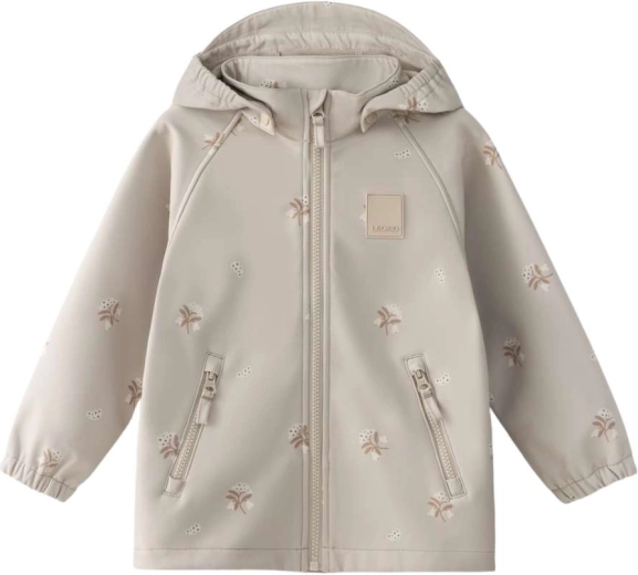 Kurtka softshellowa Leokid Lake Silver Cloud Flower, rozm. 104