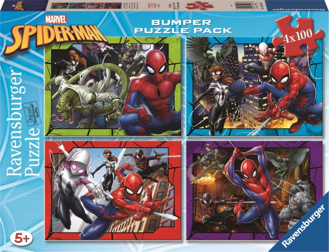 Puzzle Spiderman 4x100 elementów