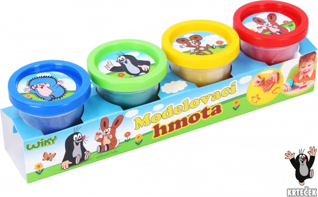 Plastelina Doh Krecik 4x50 g