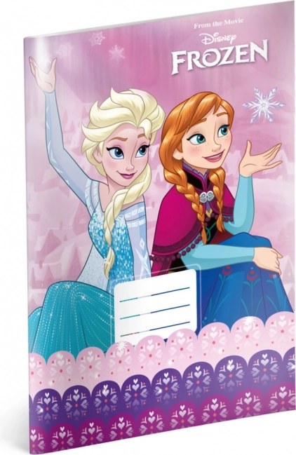 Zeszyt szkolny Frozen – Kraina Lodu Pink, A4, 20 kartek, gładki
