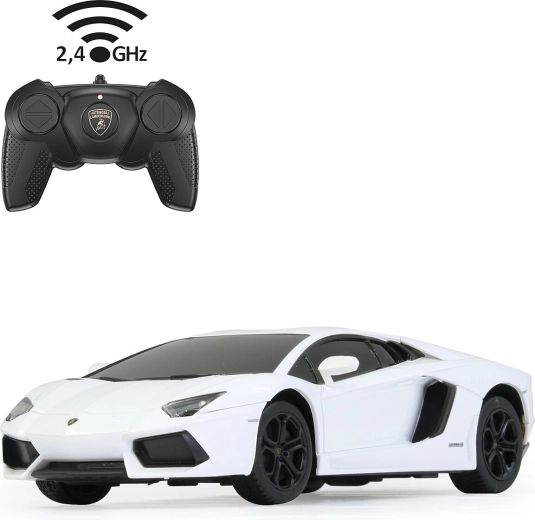 Samochód Lamborghini Aventador sterowany radiowo 1:24 biały