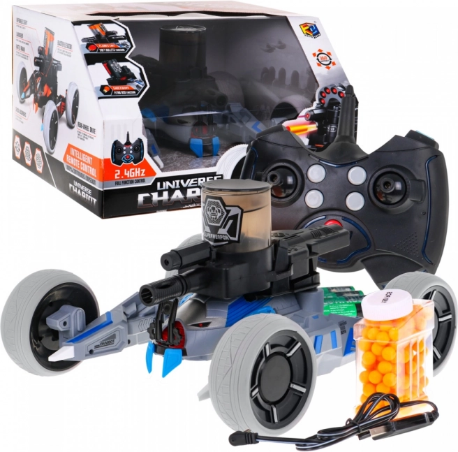 RC crawler ze strzelaniem dla dzieci 5+ z laserowym celownikiem i 150 nabojami